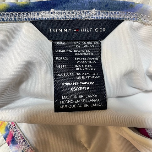 NWT (XS/S) M? Tommy Hilfiger smock ruffle hip hugger waistband full back bottoms - Picture 7 of 13